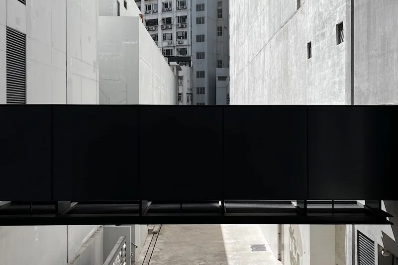 Betonbau-Architektur bei einer Umnutzung
